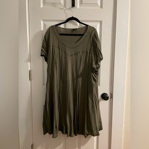 Olive green dress